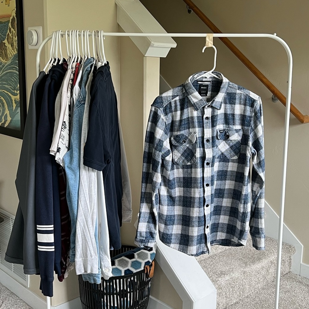 Mens long sleeve Flannel